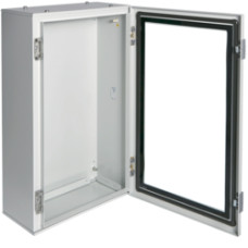 Металевий боксс Hager FL167A Orion Plus IP65 прозорі двері 650X400X200мм