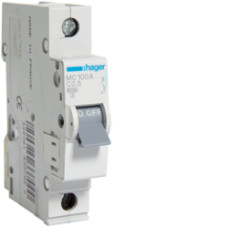 Автоматичний вимикач Hager 0.5А 1p С 6kA MC100A