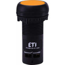 Моноблочна втоплена кнопка ETI 004771456 ECF-10-A (1NO оранджева)