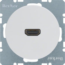 HDMI розетка Berker R.x 3315422089 (полярна білизна)