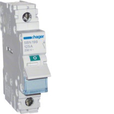 Вимикач навантаження Hager I-0 SBN199, 1P, 125А (SBN199)