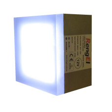 LED бруківка 90х90х60 мм.,   холодний білий  (RE90906018CW)